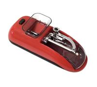 machine à rouler les cigarettes, Machine de remplissage cigarettes, accessoires tabac portables, convient aux pipes 8 mm/6,5 mm(Red)
