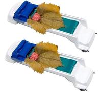 Machine à rouler les légumes - Rouleau à feuilles de vigne - 1/2 pièces - Outil de rouleau pour légumes et viandes - Outil de roulement pour sushis et feuilles