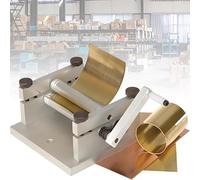 Machine à rouler les plaques, rouleau manuel avec rouleaux réglables, diamètre du rouleau de 12,5 mm, compact et léger pour bois, plastique et bandes métalliques