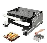 Machine à Rouler Les sushis Manuelle, trancheuse Alimentaire en Acier Inoxydable avec Moule à Rouleaux de Sushi, Coupe précise et Uniforme, pour boulettes de Riz Faites Maison et enveloppes d'algues