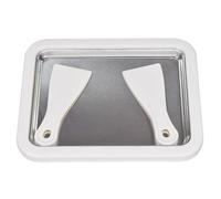 Machine à rouler | Machine à rouler - pour ordinateur portable en acier inoxydable, petit bac à glace rapide avec 2 pales, de fruits pour réfrigérateur, cuisine et nourriture