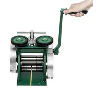 Machine à rouler manuelle, 58 x 120 mm, à combinaison, pour fabrication de bijoux, pour platine, or K, laiton, aluminium