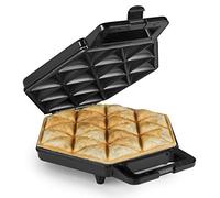 Machine à samoussas Princess 123001 noire - 24 bouchées - 1 200 W, Noir, Acier Inoxydable