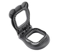 Machine à sandwich de poche tout-en-un pour sandwichs carrés, permet également de faire des tartes, des boulettes et des collations portables, facile à utiliser et à nettoyer (gris)