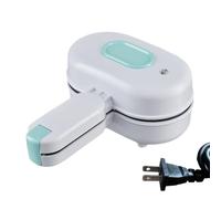Machine à sandwich électrique pour demi-portion - cuisine machine pour petit déjeuner et déjeuner gaufre, fromage, hamburger | idéal pour la maison, appartement, dortoir, restaurant, petit-déjeuner et