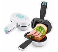 Machine à sandwich multifonction - 1200 W antiadhésive - Pour panini toast hot-dog