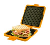 Machine à sandwichs à micro-ondes Presse sandwich antiadhésive de qualité alimentaire Connexion intégrée Passe au lave-vaisselle et au four Grille-pain micro-ondes pour la cuisine domicile