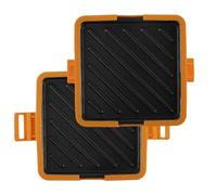 Machine à sandwichs pour micro-ondes - Sans fil - En silicone - Anti-adhésive - Chauffage rapide - Pour la cuisson de délicieux sandwichs croustillants