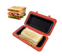 Machine à sandwichs pour petit-déjeuner | Grille-à fromage et gaufres compatible avec micro-ondes | Grille-pour sandwich micro-ondes - Pour cuisine, camping-car, dortoir, camping, pique-nique et