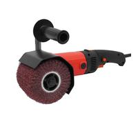 Machine à satiner 1580 W - Rouleau abrasif pour bois - Meuleuse d'angle professionnelle - 220 V - 50/60 Hz - 100-3000 tr/min - En acier inoxydable - Pour le polissage, le ponçage