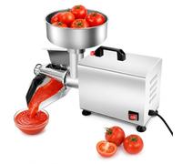 Machine à sauce tomate électrique, rendement 150 kg/h,séparation la pulpe | Fraiseuse à confiture, traite les fruits et légumes mous, entonnoir de 8,4 pouces, cuisines domestiques ou commerciales