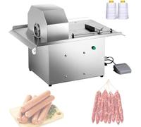 Machine à saucisses électrique, puissance de 200 W, 2 modes et longueur/serrage réglables, idéale pour une utilisation professionnelle en cuisine.