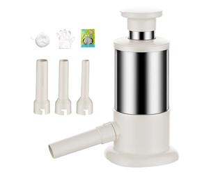 Machine À Saucisses - Gadget De Cuisine Manuel En Acier Inoxydable, Remplisseur De Viande Vertical, Presse Manuelle Durable | Remplisseur De Saucisses De Grande Capacité, Pour La Maison, Le Restaurant