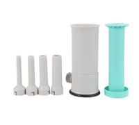 Machine à Saucisses Manuelle 5L Grande Capacité |Machine à saucisses manuelle avec 4 tubes en acier inoxydable |Garniture à saucisses pour porc/bœuf/poulet fait maison |Outil de