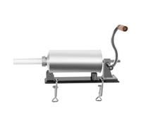 Machine à saucisses manuelle en acier inoxydable - 3 kg - Machine de remplissage horizontale de saucisses pour cuisine et restaurant - Machine à saucisses faites maison, cevapcici et cannelloni