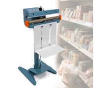 Machine à sceller à chaud - Soudeuse à impulsion à pédale robuste de qualité commerciale pour feuilles thermoplastiques avec cutter