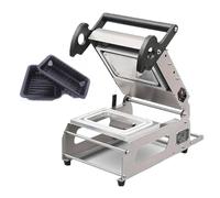 Machine à sceller à la chaleur, à pression manuelle pour emballer des aliments cuits, des légumes, des fruits de mer et des sandwichs, 7 à 8 joints par minute, 180 mm x 120 mm