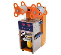 Machine à sceller automatique des gobelets 400 W, Fonctionnement silencieux, Machine de fermeture de tasse semi, automatique avec capteur d'oeil électrique - 400-600 tasses/heure, Avec pieds