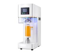 Machine à sceller automatique pour canettes en aluminium et plastique, hauteur réglable de 6,1 à 17 cm, idéale pour les boissons artisanales et artisanales, 1600 tr/min, 10 à 20 canettes par minute