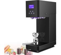 Machine à sceller automatique pour canettes - Scellant électrique pour boissons avec écran LCD, temps de fermeture rapide de 4 à 6 secondes, hauteur réglable