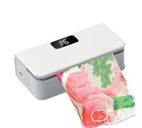 Machine à sceller de poche - PP - 2 en 1 - Scelleuse et cutter - Scelleuse de contrôle de température à 6 niveaux - Scelleuse sous vide portable pour sacs fins et épais - Aliments de cuisine