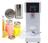 Machine à sceller électrique 180 W avec compteur et écran LCD, 5,6 cm de diamètre de 9,9 à 19,8 cm, réglable en hauteur pour canettes en plastique et aluminium, machine à sceller les canettes en étain