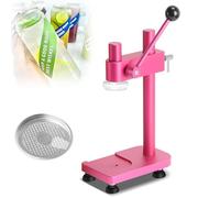 Machine à sceller en alliage d'aluminium, couturière portable avec hauteur réglable pour sceller les bouteilles d'animaux de compagnie de 330 ml, 250 ml, 500 ml, base fixe pour une utilisation facile