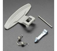 Machine à sceller et à sceller pour machine à laver à tambour à chargement frontal IG WD-N10310D / WD-N10270D / N80105, poignée de porte en plastique gris et mécanisme de verrouillage