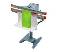 Machine à sceller industrielle à pédale - Soudeuse thermique à impulsion avec minuterie réglable - Longueur d'étanchéité de 35 à 100 cm pour emballage commercial