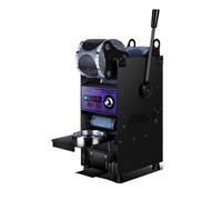 Machine à sceller les boissons Machine de cachetage tasse en plastique scellage Film manuelle commerciale magasin thé au lait semi-automatique scelleuse(B)