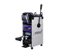 Machine à sceller les boissons Machine de cachetage tasse en plastique scellage Film manuelle commerciale magasin thé au lait semi-automatique scelleuse(A)