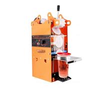Machine à sceller les boissons Machine électrique automatique de cachetage tasse thé bulle scelleuse jus fruit en plastique commerciale papier boisson lait soja