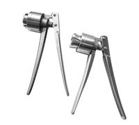 Machine à sceller les bouteilles manuelle, capsuleuse portative en acier inoxydable for bouteilles de liquide oral de 13/15/20mm, 1 pièce(Al Plastic Capper,15mm)