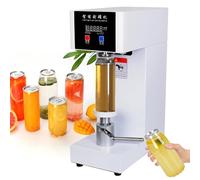 Machine à Sceller Les Canettes Commerciales De Soda BièRe Avec écran Intelligent Hd, Hauteur De Scellage Réglable, AdaptéE Aux Canettes Pour La Maison Et Aux Bouchons En Aluminium,White