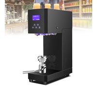 Machine à sceller les canettes de soda commerciales avec écran LCD, machine à sertir automatique à hauteur réglable pour canettes de soda/aluminium/étain, scelleuse de canettes en plastique,Black