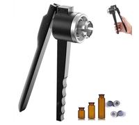 Machine à sceller les flacons sertir manuellement, étanchéité réglable, en acier inoxydable, sertisseuse rabat, bouchage rapide(24mm)