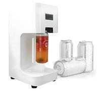 Machine à sceller les gobelets de canettes commerciale avec compteur intelligent pour soda, aluminium et canettes en fer blanc - Soudeuse automatique pour un emballage efficace
