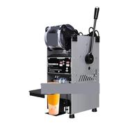 Machine À Sceller Les Gobelets Et Boissons, For Le Thé Au Lait, Semi-automatique, For Café, Jus, De Soja Bon Effet D'éTanchéIté(Gray)