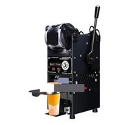 Machine À Sceller Les Gobelets Et Boissons, For Le Thé Au Lait, Semi-automatique, For Café, Jus, De Soja Bon Effet D'éTanchéIté(Black)