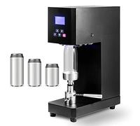 Machine à sceller les gobelets, machine à sceller les canettes automatique, 370 W, avec panneau intelligent et comptage, scelleuse de canettes de calibre 55 mm, hauteur réglable, bouchage de