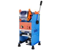 Machine à Sceller les Gobelets Manuelle, Operculeuse 4-en-1 pour Gobelet Plastique et Papier 72/78/90/95mm, Soudeuse Boba Bubble Tea 300W, 300-500 Tasses/Heure, pour Café Jus de Fruit(16cm (6.2 in))