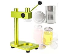 Machine à sceller les gobelets, sertisseuse de boîtes de conserve, outil manuel de scellage de bocaux domestiques/commerciaux, hauteur réglable, avec base fixe, pour bocaux, diamètre 51 mm/2