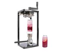 Machine à sceller Les gobelets, Sertisseuse de canettes en Aluminium, Acier Inoxydable Outil de scellage Manuel, Sealing Diameter 55mm, Usage Domes, 40 × 18 × 14 cm