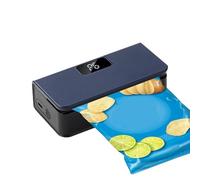Machine à sceller rechargeable - Affichage de la puissance LED réglable à 6 vitesses | Scelleuse thermique et cutter base magnétique 2 en 1 | Scellant portable pour sacs - Frites de pommes de terre