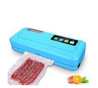Machine à sceller, Scelleur sous vide de cuisine, Machine de scellage de liquides humides et secs, scelleuse sous vide Portable for aliments(Blauw)