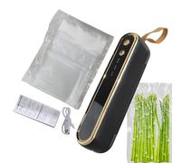 Machine à sceller sous vide portable sans fil - Conservateur automatique de sacs pour viande, fruits, légumes, pots de fleurs, conteneurs de voyage, pique-nique, maison, cuisine, système compact de