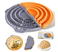Machine à sertir 4 en 1 pour tortilla et tortilla pour croûtes de 10,2 à 15,2 à 20,3 à 25,4 cm, amovible et réglable pour boulettes, tartes aux fruits, quesadillas, burritos, tacos à usage domestique