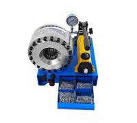 Machine à Sertir Hydraulique Haute Pression Presse Hydraulique Portative Pour Atelier Pince à Sertir Flexible Tressé 8 Matrices, Machine Portative Pour Réparation Hydraulique Et Tuyaux Industriels