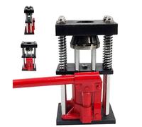 Machine à sertir hydraulique manuelle agricole, plage de sertissage de 10 à 32 mm for tuyaux de mazout, sertisseuse en acier portable haute pression 5T, économie de main d'œuvre(8 teeth,M)