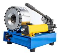 Machine à sertir les tuyaux hydrauliques, sertisseuse de tuyaux Ensemble d'outils de sertissage de tuyau Outil de sertissage de tuyau hydraulique portatif Presse à sertir portative pour tuyaux